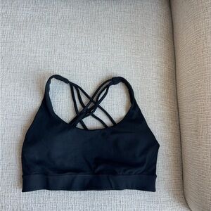 Victoria's Secret Black Crisscross Sports Bra